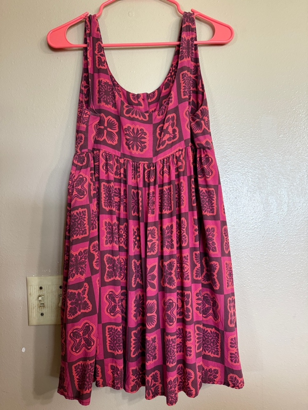 Lei Kinis babydoll mini dress Hawaiian quilt - Picture 3 of 3